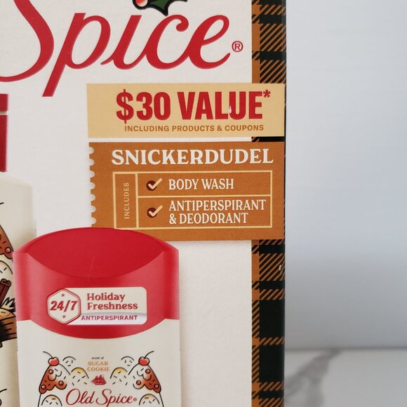 NEW Old Spice Snickerdudel deodorant and body wash holiday set limited edition - Picture 2 of 5